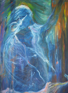When The Sweet Music Plays, I Know He Dances — 36" x 48" Oil on canvas, $7,500